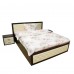 Dormitor Torino cu pat cu somiera metalica rabatabila 160x200 cm wenge / ladin